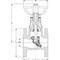 Rayon CV Patent-Armatur Serie: 10.070 Typ: 2433 Grauguss/EPDM Fester Kegel Gerade PN6 Flansch DN125